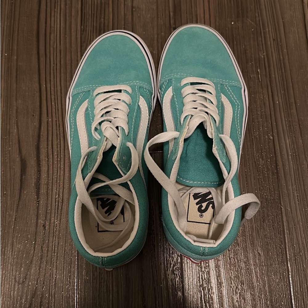 Blue Vans - Worn 3 times
